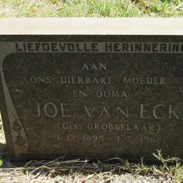 ECK Joe, van nee GROBBELAAR 1895-1968