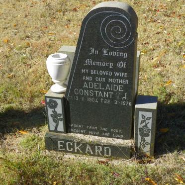 ECKARD Adelaide Constant T.J. 1904-1976