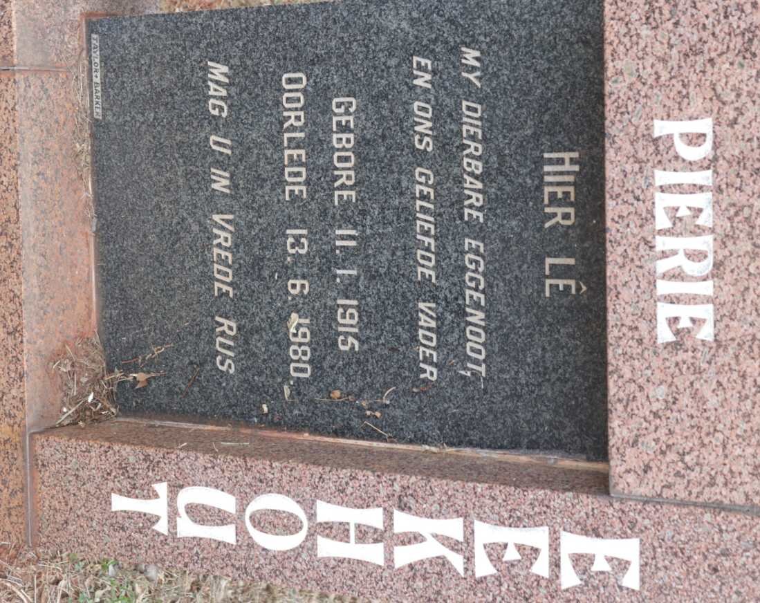 EEKHOUT Pierie 1915-1980