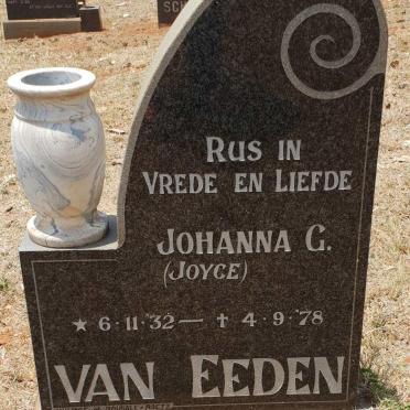 EEDEN Johanna G., van 1932-1978