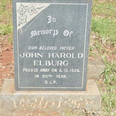 ELBURG John Harold -1956