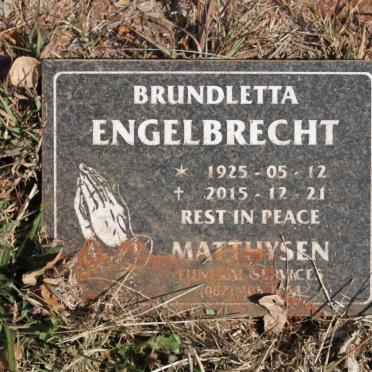 ENGELBRECHT Brundletta 1925-2015