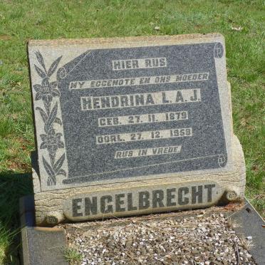 ENGELBRECHT Hendrina L.A.J. 1879-1958