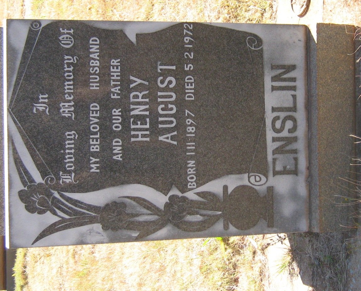 ENSLIN Henry August 1897-1972