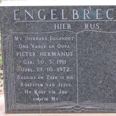 ENGELBRECHT Pieter Hermanus 1911-1972