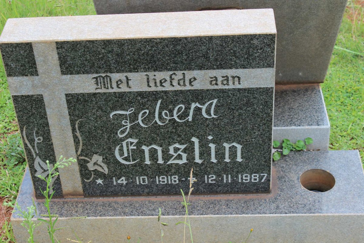 ENSLIN Febera 1918-1987