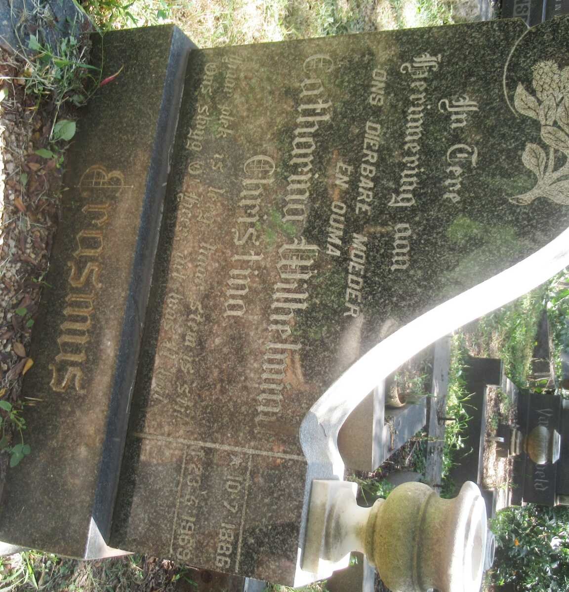 ERASMUS Catharina Wilhelmina Christina 1886-1969