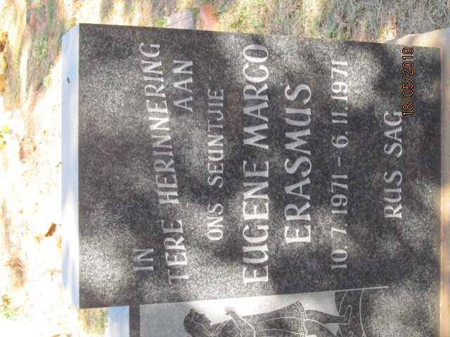 ERASMUS Eugene Marco 1971-1971