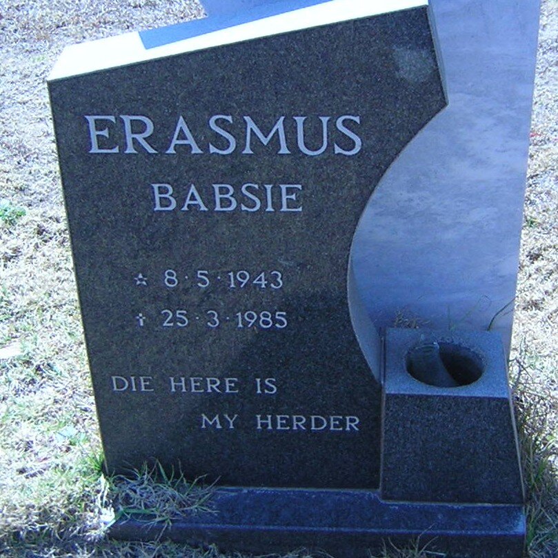 ERASMUS Babsie 1943-1985
