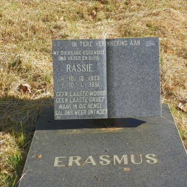 ERASMUS Rassie 1933-1991