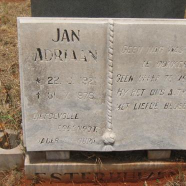 ESTERHUIZEN Jan Adriaan 1921-1979