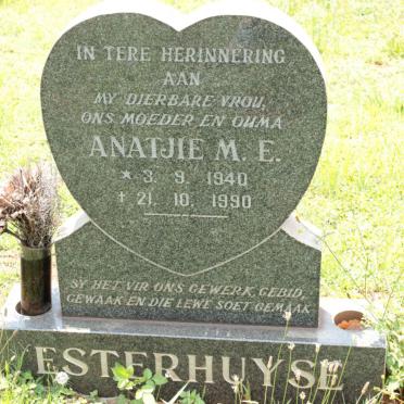 ESTERHUYSE Anatjie M.E. 1940-1990