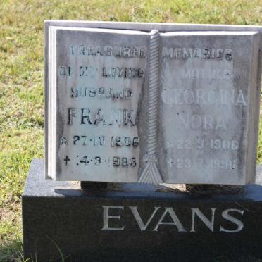 EVANS Frank 1906-1983 &amp; Georgina Nora 1906-1996