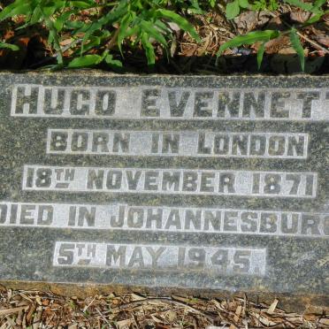 EVENNETT Hugo 1871-1945