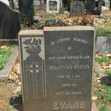 EVANS Johanna -1954