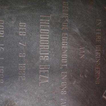 EYBERS Theodorus Beza 1892-1968