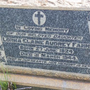 FANN Lorna Elaine Audrey 1924-1944