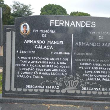 FERNANDES Armando Sardinha 1936-1999 :: FERNANDES Armando Manuel Calaca 1972-1988