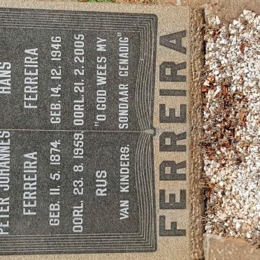 FERREIRA Peter Johannes 1874-1959 :: FERREIRA Hans 1946-2005