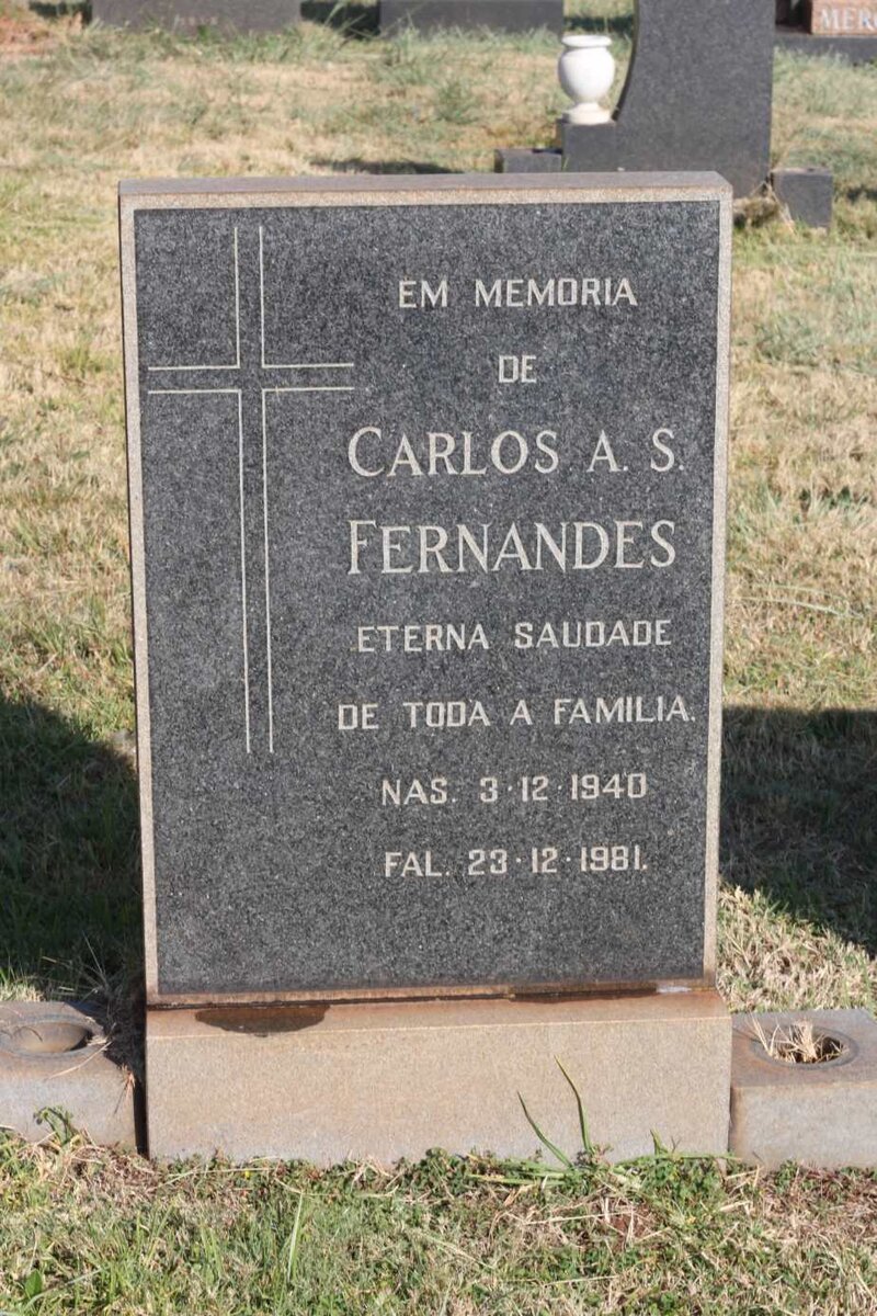 FERNANDES Carlos A.S. 1940-1981