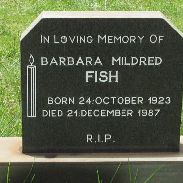 FISH Barbara Mildred 1923-1987