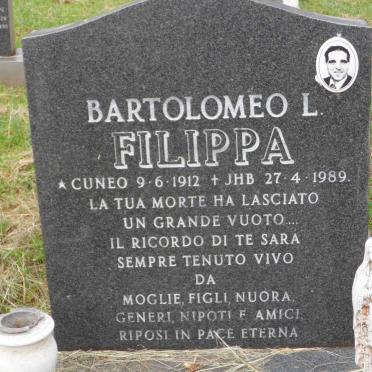 FILIPPA Bartolomeo L. 1912-1989