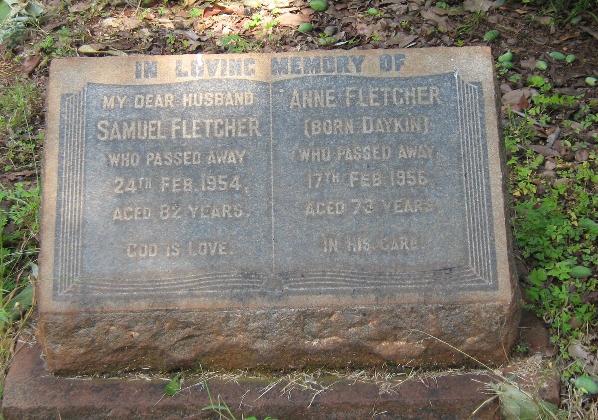 FLETCHER Samuel -1954 &amp; Anne DAYKIN -1956