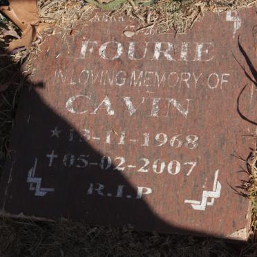 FOURIE Cavin 1968-2007