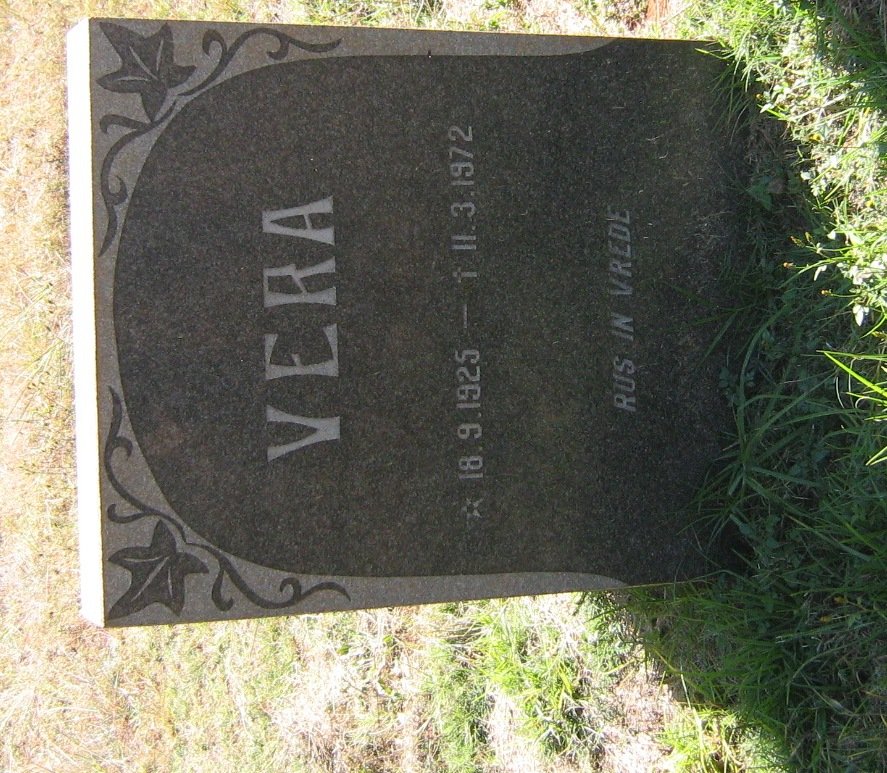 FOUCHE Vera 1925-1972