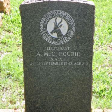 FOURIE A. McC. -1942