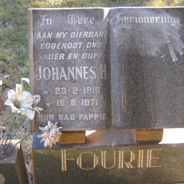 FOURIE Johannes H. 1916-1971