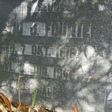 FOURIE Dawid J. 1916-1946