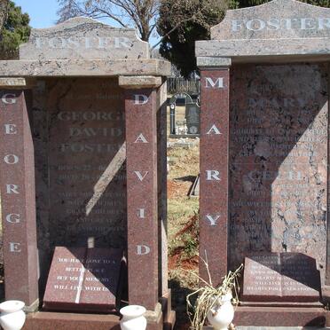 FOSTER George David 1922-2006 & Mary 1925-2007 :: FOSTER Cecil 1948-2017