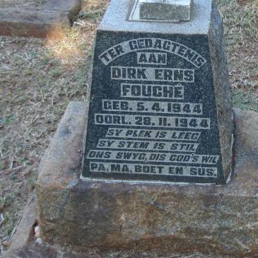 FOUCHÉ Dirk Erns 1944-1944