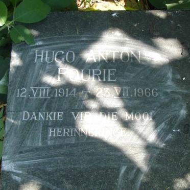 FOURIE Hugo Anton 1914-1966