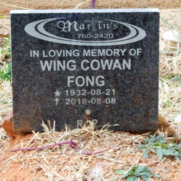 FONG Wing Cowan 1932-2018