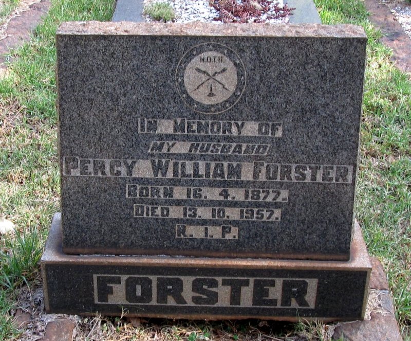 FORSTER Percy William 1877-1957