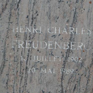 FREUDENBERG Henri Charles 1902-1989