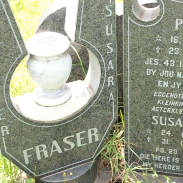 FRASER Pieter J. 1912-1990 &amp; Susara J. 1915-1994