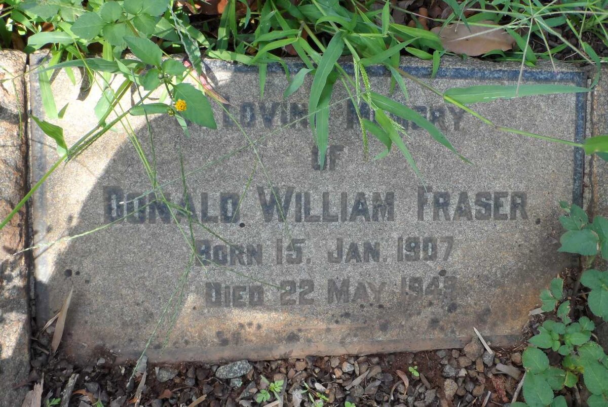 FRASER Donald William 1907-1949