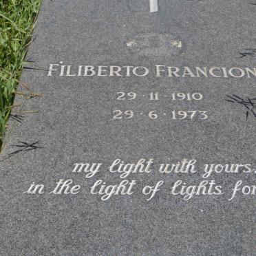 FRANCIONI Filiberto 1910-1973