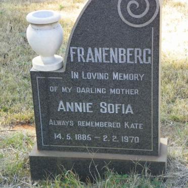 FRANENBERG Annie Sofia 1885-1970