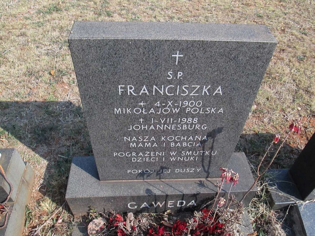 GAWEDA Franciszka 1900-1988
