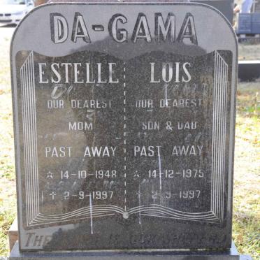 GAMA Estelle, da 1948-1997 :: DA GAMA Lois 1975-1997