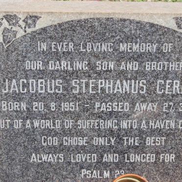 GERICKE Jacobus Stephanus 1951-1957