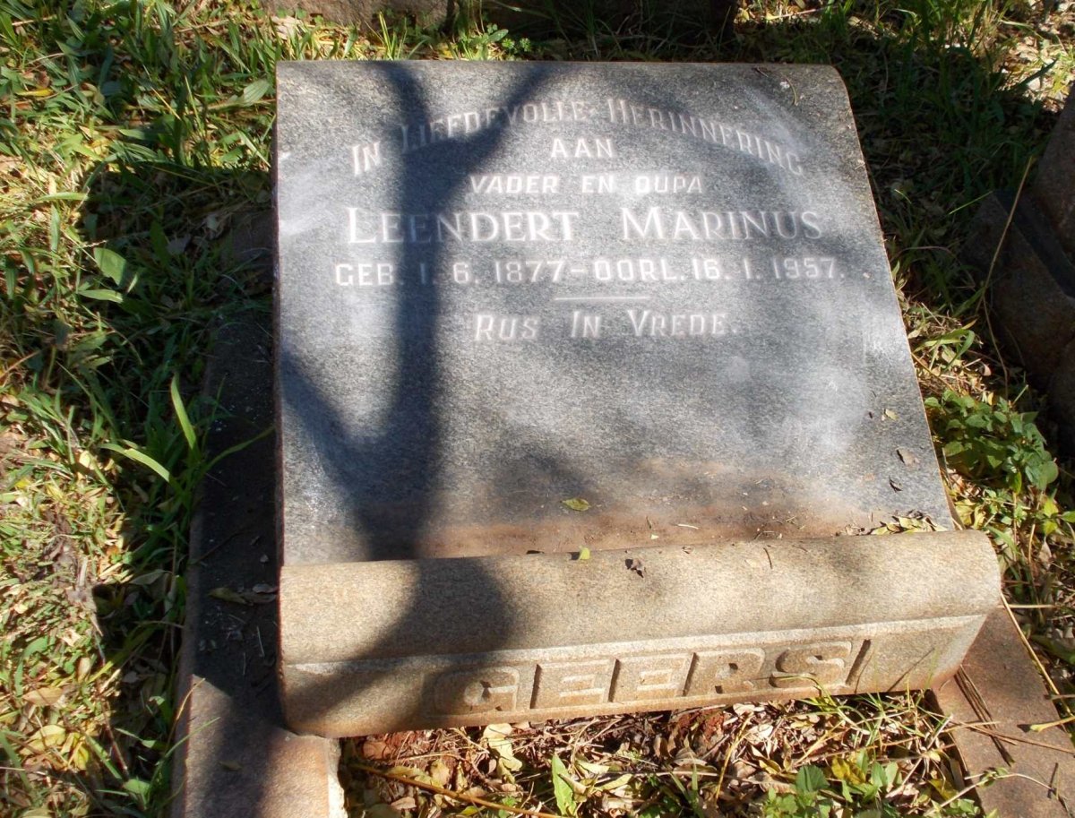 GEERS Leendert Marinus 1877-1957