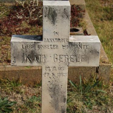GEBELE Kate 1891-1963