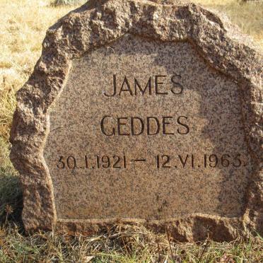 GEDDES James 1921-1963