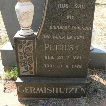 GERMISHUIZEN Petrus C. 1881-1962