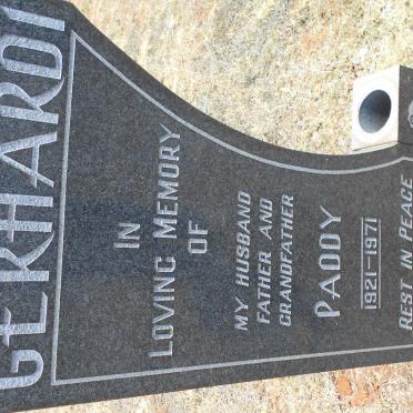 GERHARDT Paddy 1921-1971